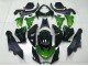 2013-2018 Kawasaki Z800 Motorcycle Fairing - Green Glossy Black UK