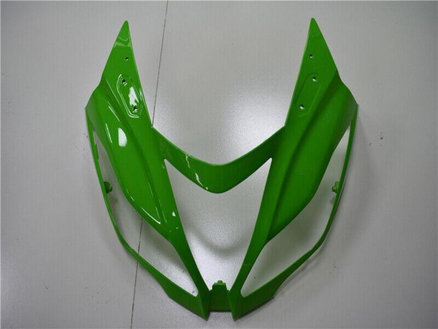 2013-2018 Kawasaki ZX6R Bike Fairings - Green Glossy Black UK