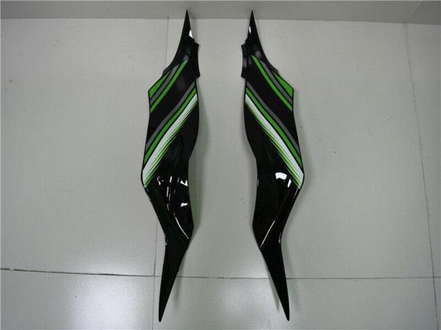2013-2018 Kawasaki ZX6R Bike Fairings - Green Glossy Black UK