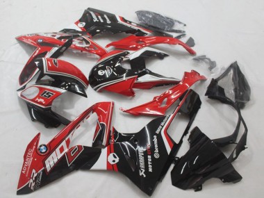2015-2016 BMW S1000RR Motorcycle Fairing - White Red Glossy Black UK