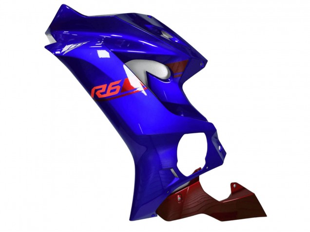 2017-2025 Yamaha YZF R6 Motorcycle Fairings - Blue Red UK