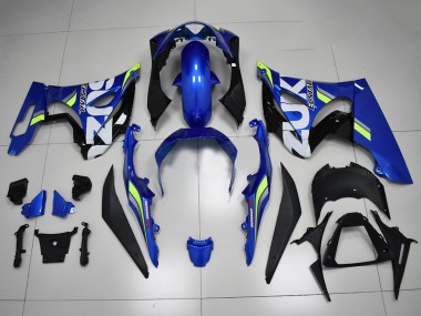2017-2024 Suzuki GSXR 1000 Motorcycle Fairings - Blue White Green UK