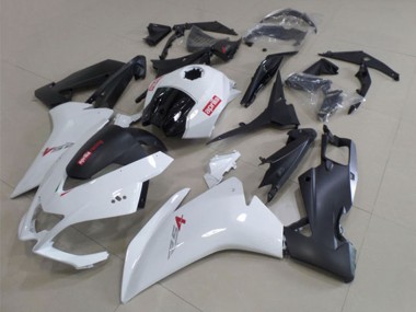 2012-2018 Aprilia RS4 50 125 Motorcycle Fairings - White Matte Black UK