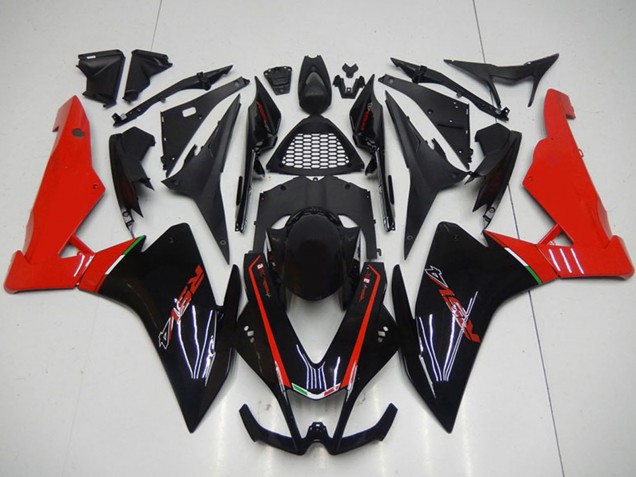 2009-2015 Aprilia RSV4 1000 Motorcycle Fairings - Black Red UK