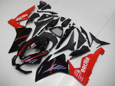 2009-2015 Aprilia RSV4 1000 Motorcycle Fairings - Glossy Black Red UK