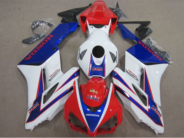 2004-2005 Honda CBR1000RR Motorcycle Fairing Kits - White Red Blue HRC UK