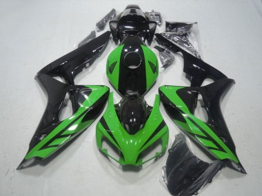 2006-2007 Honda CBR1000RR Motorcycle Fairing - Green Glossy Black UK