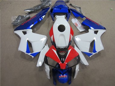 2005-2006 Honda CBR600RR Bike Fairings - White Red Blue HRC UK