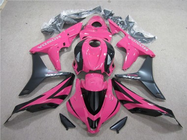 2007-2008 Honda CBR600RR Motorcycle Fairing Kits - Pink Matte Black UK