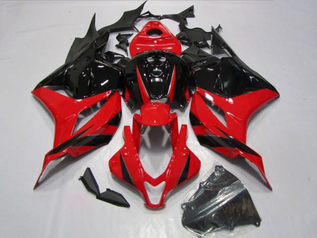 2009-2012 Honda CBR600RR Motorcycle Fairings Kits - Red Glossy Black UK