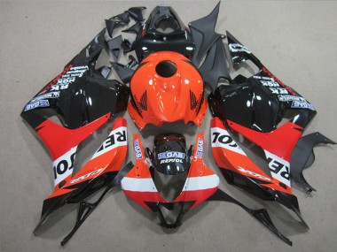 2009-2012 Honda CBR600RR Full Motorcycle Fairings - Orange White Red Glossy Black Repsol UK
