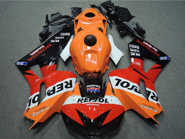 2013-2023 Honda CBR600RR Motorcycle Fairings - Orange White Red Glossy Black Repsol HRC UK