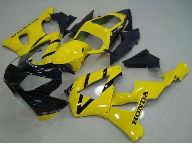 2000-2001 Honda CBR900RR 929 Motorcycle Fairing - Yellow Glossy Black UK