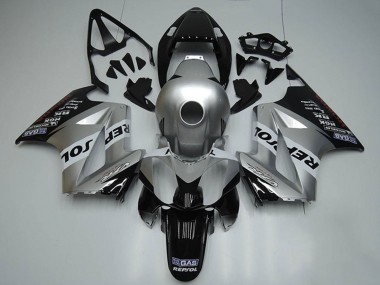 2002-2013 Honda VFR 800 Motorcycle Fairings - Silver White Glossy Black Repsol UK