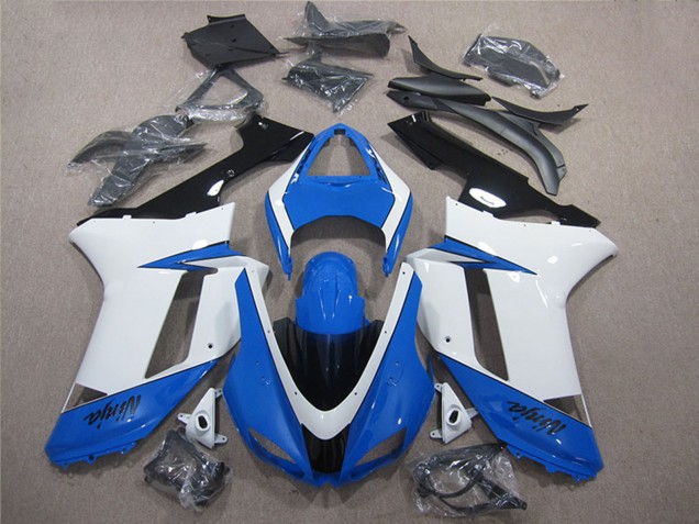 2007-2008 Kawasaki ZX6R Motorcycle Fairing Kits - Black UK