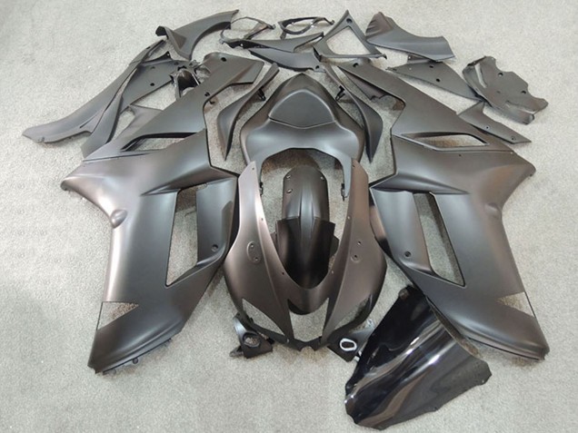 2007-2008 Kawasaki ZX6R Motorcycle Fairing - Black UK