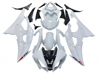 2008-2016 Yamaha YZF R6 Motorcycle Fairing Kits - Glossy White UK