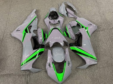 2017-2023 Honda CBR1000RR Motorcycle Fairings - Nardo Grey with Green Stripe UK