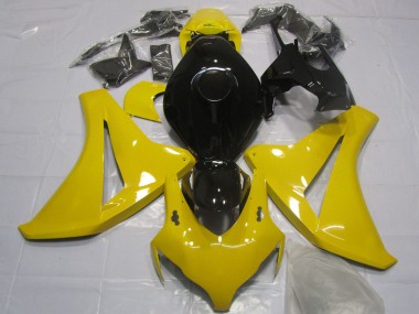 2008-2011 Honda CBR1000RR Motorcycle Fairing - Yellow Glossy Black UK