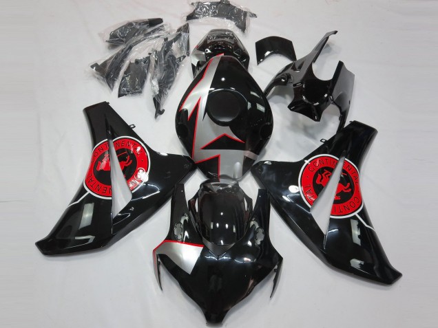 2008-2011 Honda CBR1000RR Motorcycle Fairings - Silver Red Glossy Black UK