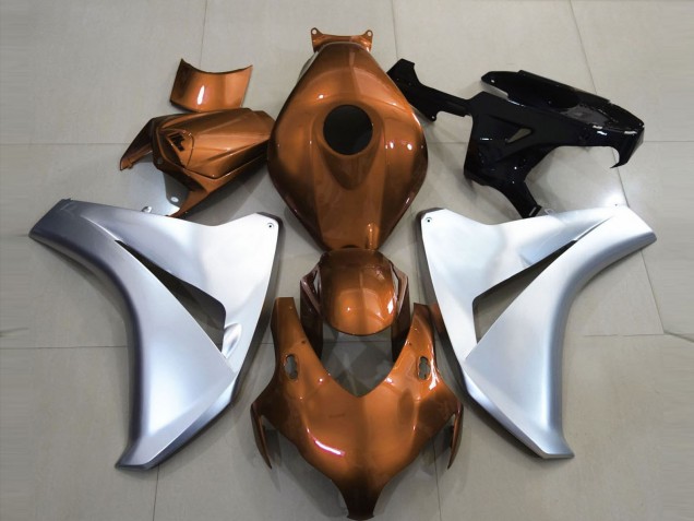 2008-2011 Honda CBR1000RR Motorcycle Fairings - Silver Brown UK