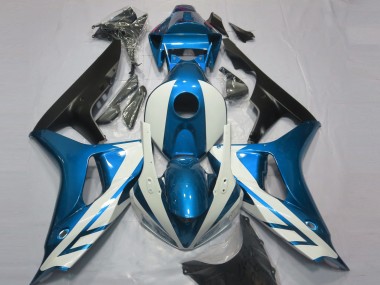 2006-2007 Honda CBR1000RR Motorcycle Fairings - Blue White Matte Black UK