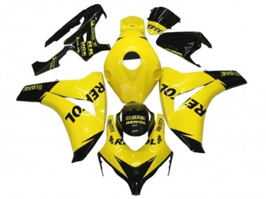 2008-2011 Honda CBR1000RR Motorcycle Fairings - Yellow Black Glossy Repsol UK