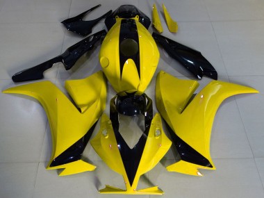 2012-2016 Honda CBR1000RR Motorcycle Fairings - Yellow Glossy Black UK