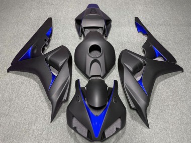 2006-2007 Honda CBR1000RR Motorcycle Fairings - Matte Black Blue UK