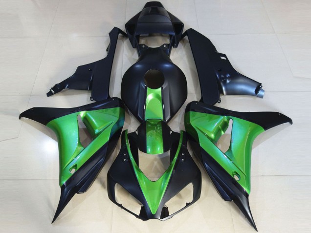 2006-2007 Honda CBR1000RR Motorcycle Fairings - Green Matte Dark Blue UK