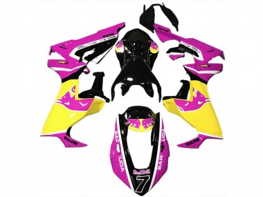 2017-2023 Honda CBR1000RR Motorcycle Fairings - Pink Yellow Glossy Black Red Bull UK