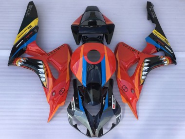 2006-2007 Honda CBR1000RR Motorcycle Fairings - Red Blue Yellow Glossy Black Shark UK