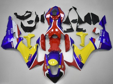 2017-2023 Honda CBR1000RR Motorcycle Fairings - White Red Blue Yellow HRC UK
