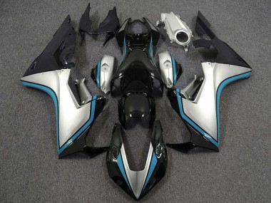 2017-2023 Honda CBR1000RR Motorcycle Fairings - Silver Light Blue Glossy Black UK