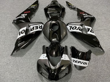 2006-2007 Honda CBR1000RR Motorcycle Fairings - Grey White Glossy Black Repsol UK