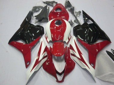 2009-2012 Honda CBR600RR Motorcycle Fairings - White Red Glossy Black OEM Style UK