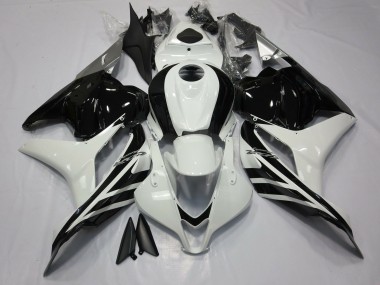 2009-2012 Honda CBR600RR Motorcycle Fairings - White Glossy Black UK