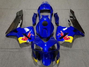 2003-2004 Honda CBR600RR Motorcycle Fairings - Blue Yellow Glossy Black Red Bull UK