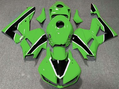 2013-2026 Honda CBR600RR Motorcycle Fairings - Green White Glossy Black UK