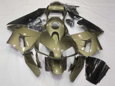 2003-2004 Honda CBR600RR Motorcycle Fairings - Olive Glossy Black UK