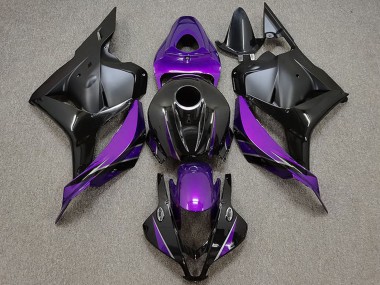 2009-2012 Honda CBR600RR Motorcycle Fairings - White Purple Blue Matte Black UK