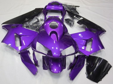 2003-2004 Honda CBR600RR Motorcycle Fairing - Purple Glossy Black UK