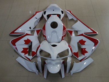 2005-2006 Honda CBR600RR Motorcycle Fairings - White Red Canada UK