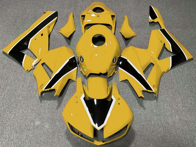 2013-2023 Honda CBR600RR Motorcycle Fairings - Yellow White Glossy Black UK