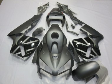 2005-2006 Honda CBR600RR Motorcycle Fairings - Matte Grey Black UK