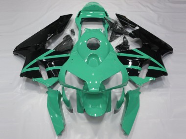 2003-2004 Honda CBR600RR Motorcycle Fairings - Mint Green Glossy Black UK