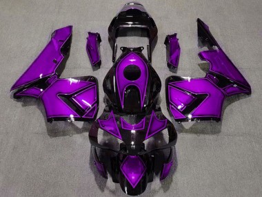 2003-2004 Honda CBR600RR Motorcycle Fairings - Purple Glossy Black UK
