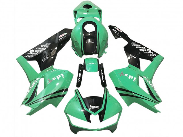 2013-2026 Honda CBR600RR Motorcycle Fairings - Green Glossy Black UK