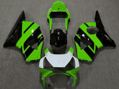 2002-2003 Honda CBR954RR Motorcycle Fairings - Green Glossy Black White Green OEM Style UK