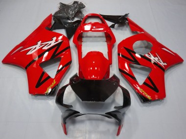 2002-2003 Honda CBR954RR Motorcycle Fairings - Red Glossy Black UK